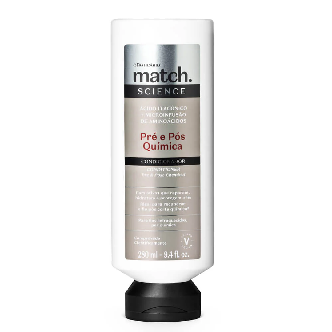 Condicionador Match Science Pré e Pós-Química, 280ml 1