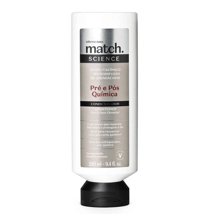 Condicionador Match Science Pré e Pós-Química, 280ml 1