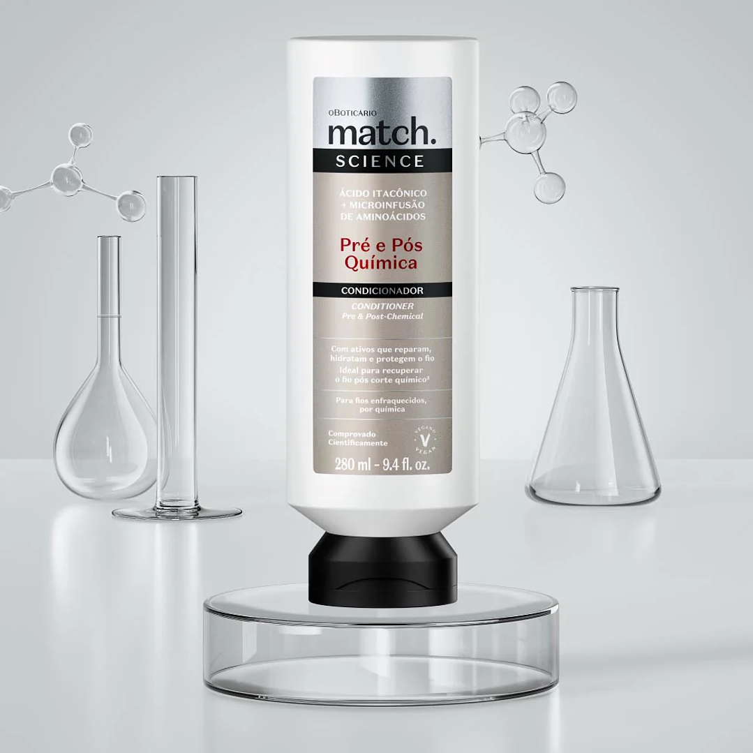 Condicionador Match Science Pré e Pós-Química, 280ml 3