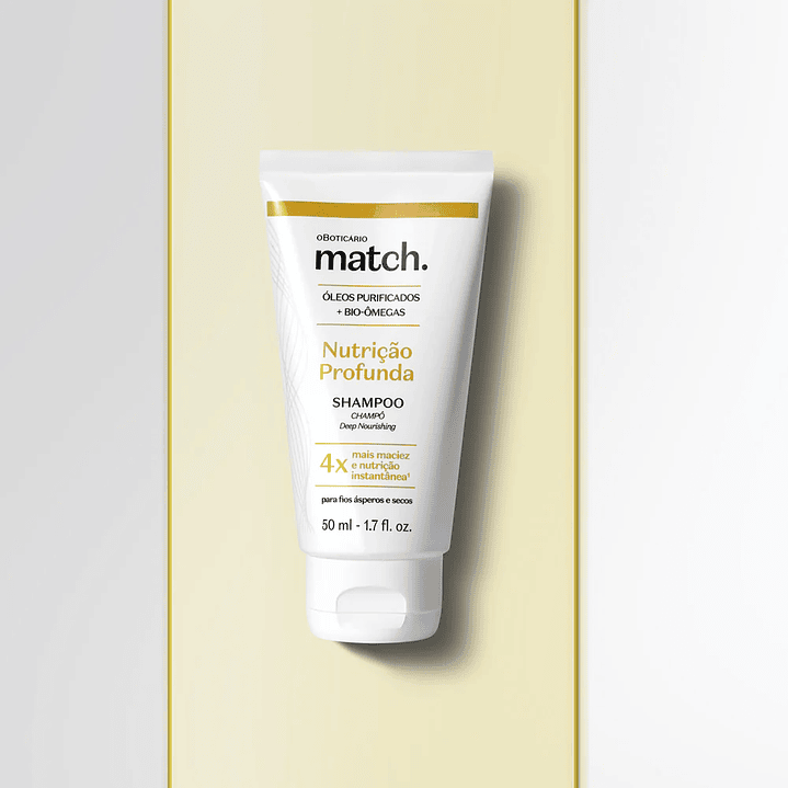 Match Shampoo Nutrição Profunda, 50ml 2