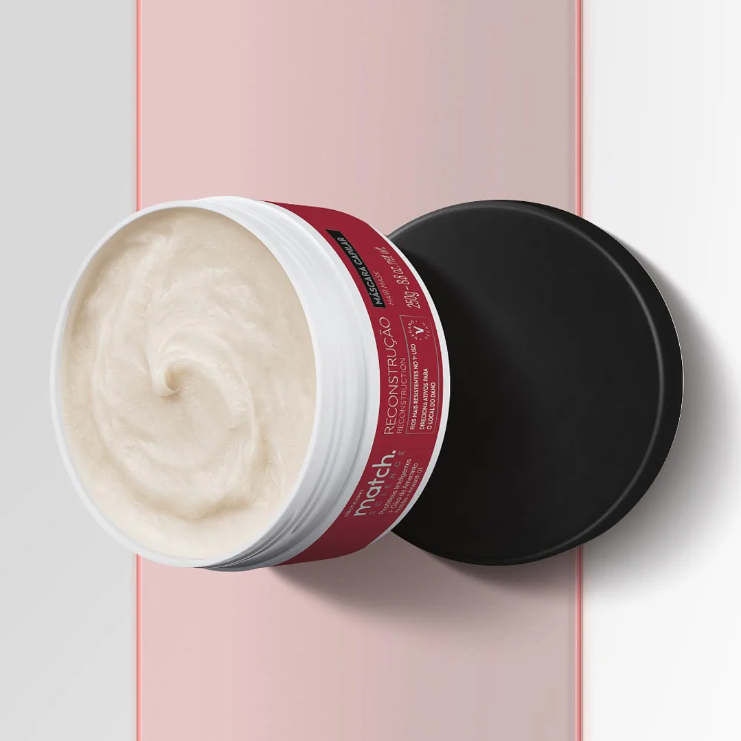 Máscara Capilar Match Science Reconstrução, 250g 2