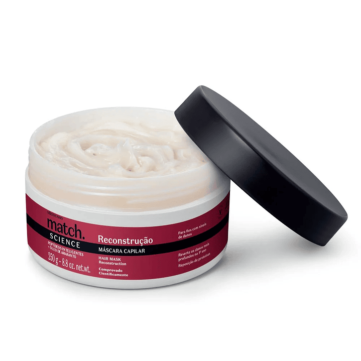 Máscara Capilar Match Science Reconstrução, 250g 3