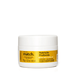 Match Máscara Capilar Nutrição Profunda, 70g