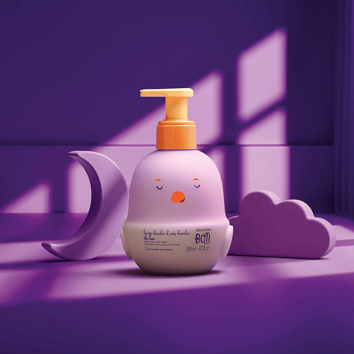 Loção Corporal Banho e Pós-Banho Boti Baby Lua 200ml 3
