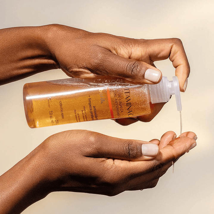 Botik Vitamina C Gel de Limpeza Facial Antioxidante, 200g 3