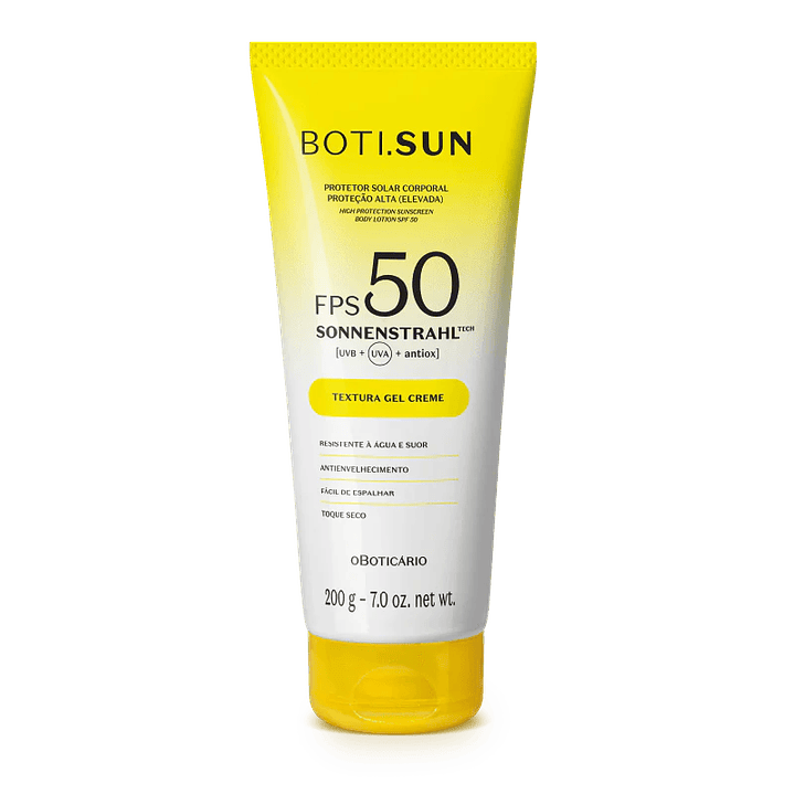 Boti.Sun Protetor Solar Corporal Gel Creme FPS50, 200g 1