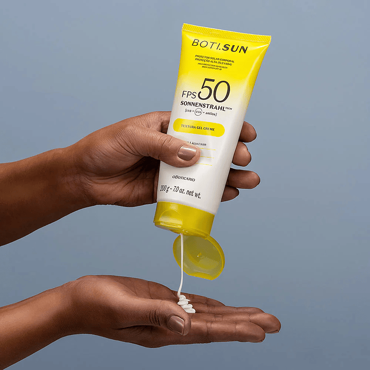 Boti.Sun Protetor Solar Corporal Gel Creme FPS50, 200g 2