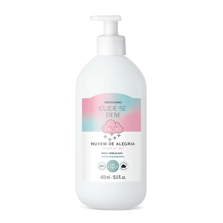 Cuide-se Bem Nuvem de Alegria Loção Hidratante Corporal, 400ml 1