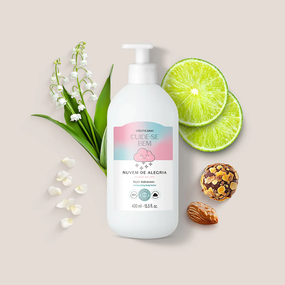 Cuide-se Bem Nuvem de Alegria Loção Hidratante Corporal, 400ml 3