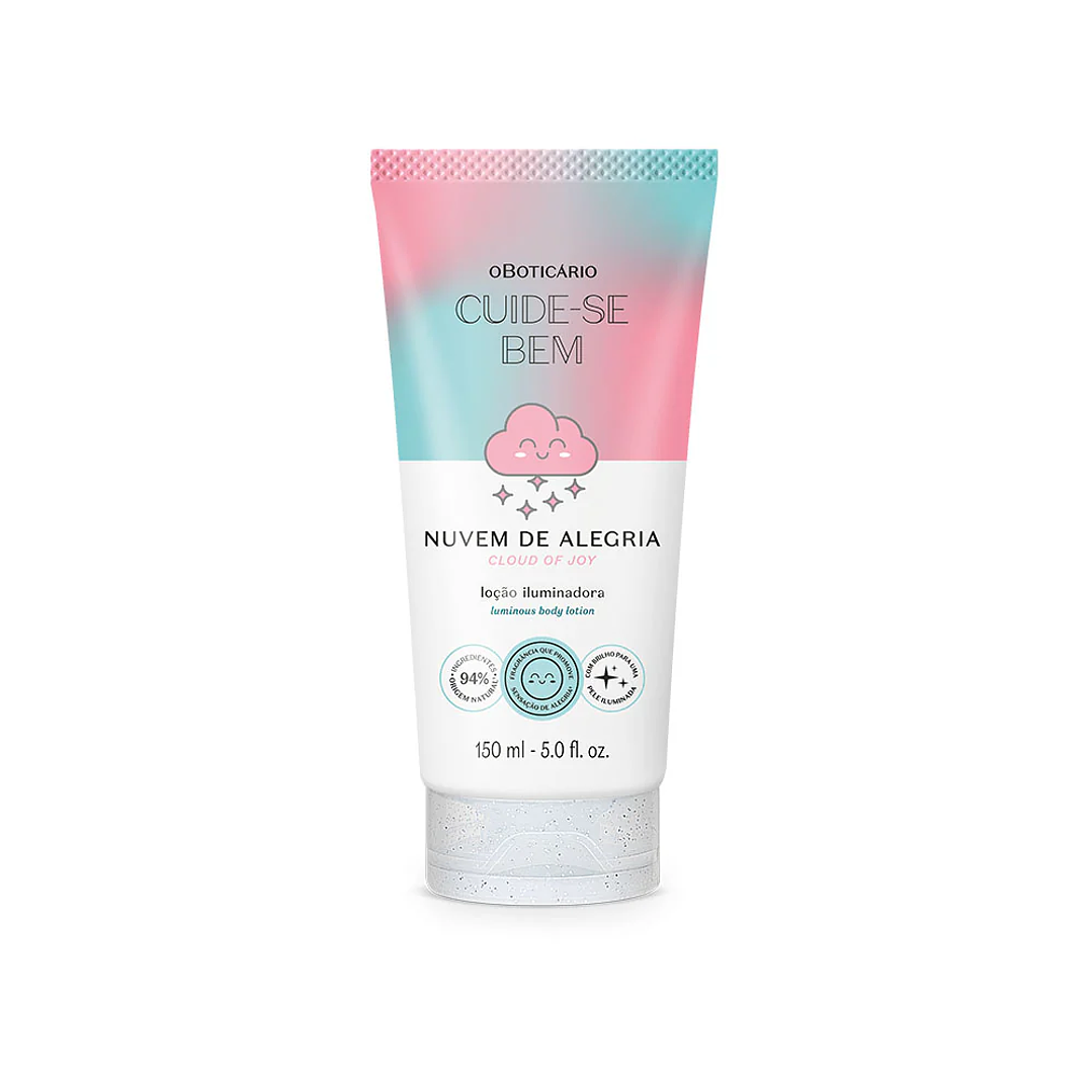 Cuide-se Bem Nuvem de Alegria Loção Hidratante Iluminadora, 150ml 1