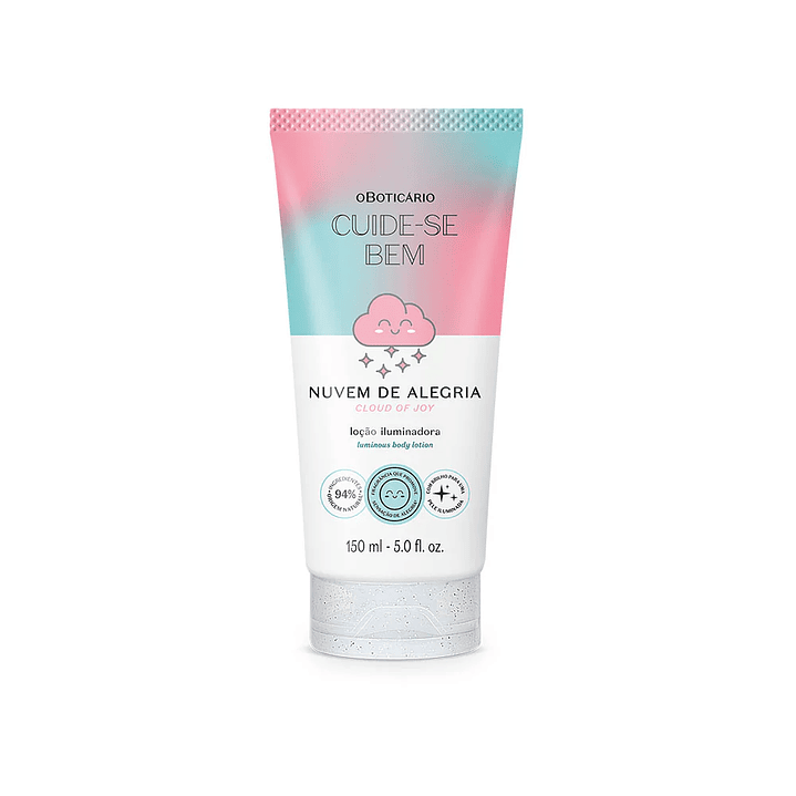 Cuide-se Bem Nuvem de Alegria Loção Hidratante Iluminadora, 150ml 1