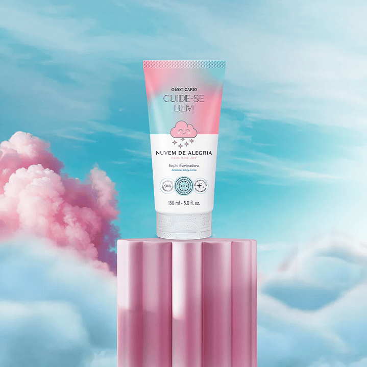 Cuide-se Bem Nuvem de Alegria Loção Hidratante Iluminadora, 150ml 2