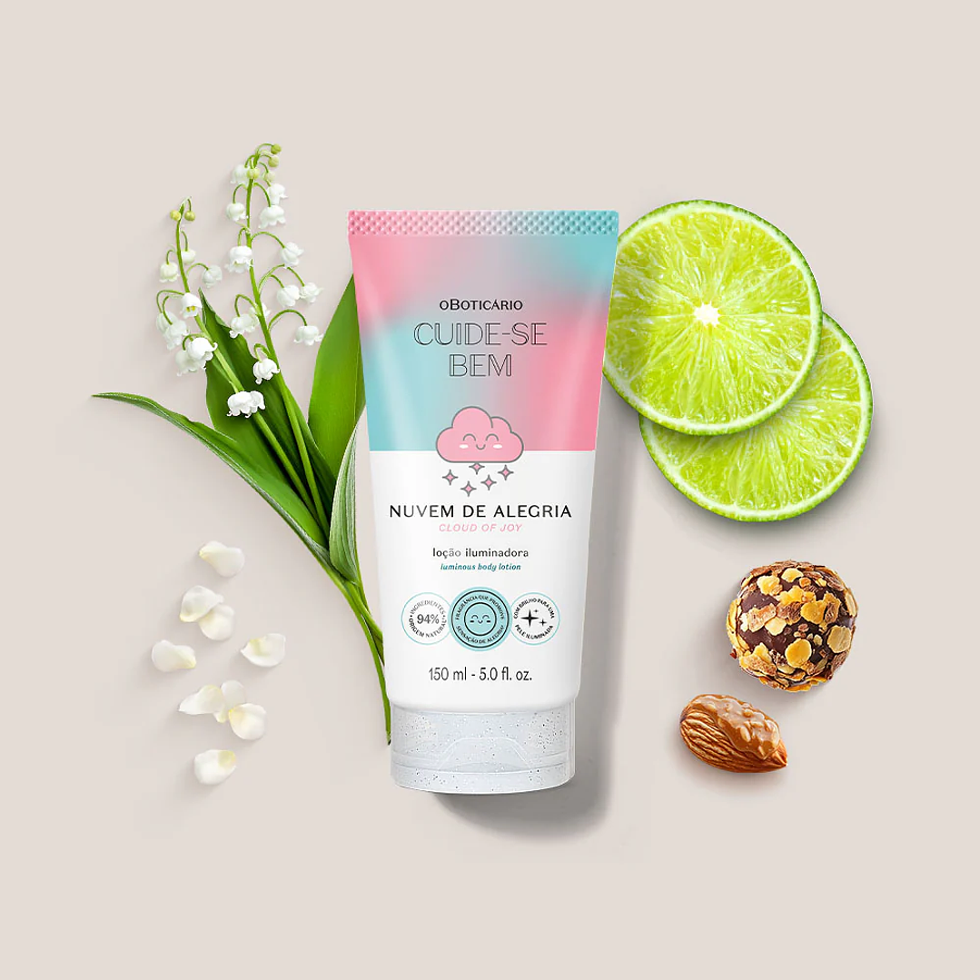 Cuide-se Bem Nuvem de Alegria Loção Hidratante Iluminadora, 150ml 3