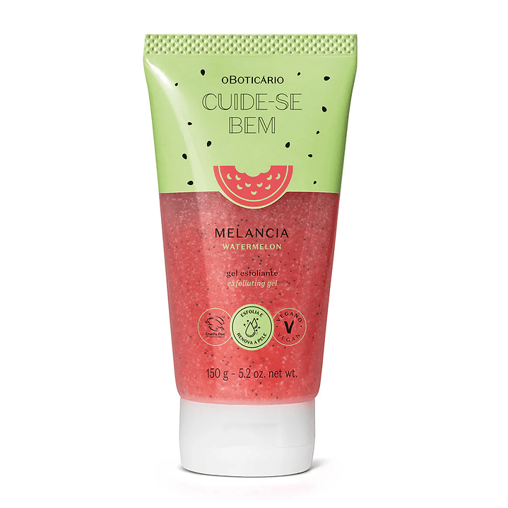 Gel Esfoliante Corporal Cuide-se Bem Melancia 150g 1