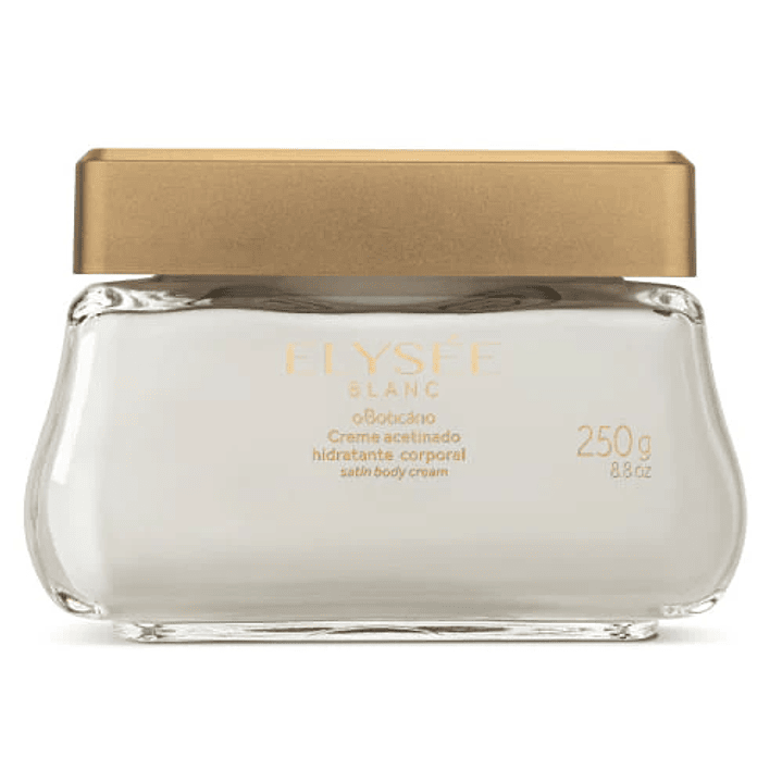 Creme Hidratante Acetinado Elysée Blanc, 250gr 1