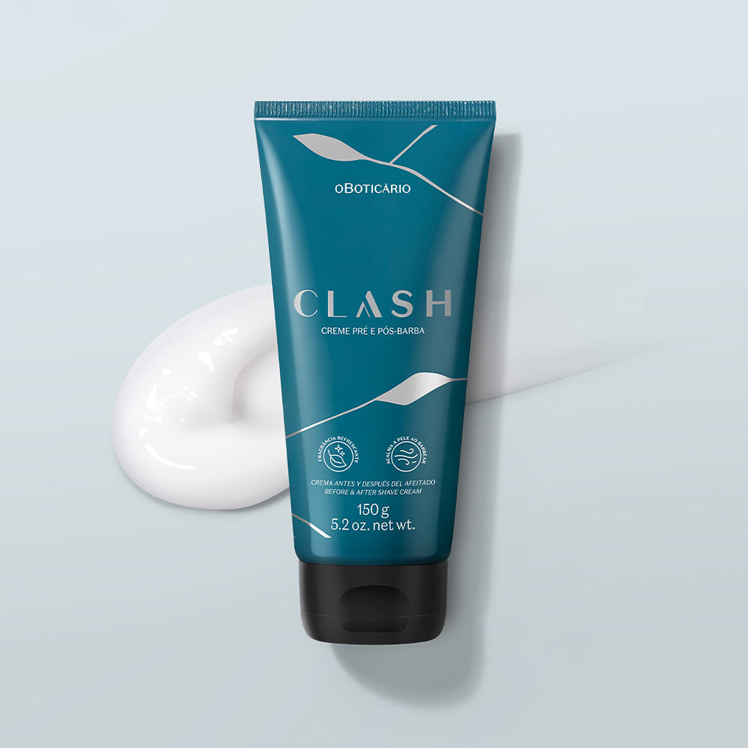 Clash Gel Creme Pré/Pós Barba 150g 3