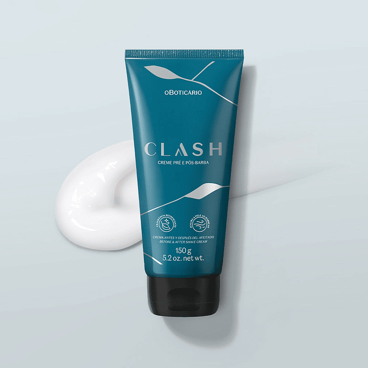 Clash Gel Creme Pré/Pós Barba 150g 3