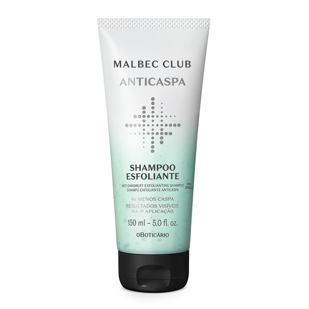 Shampoo Esfoliante Anticaspa Malbec Club, 150ml 1