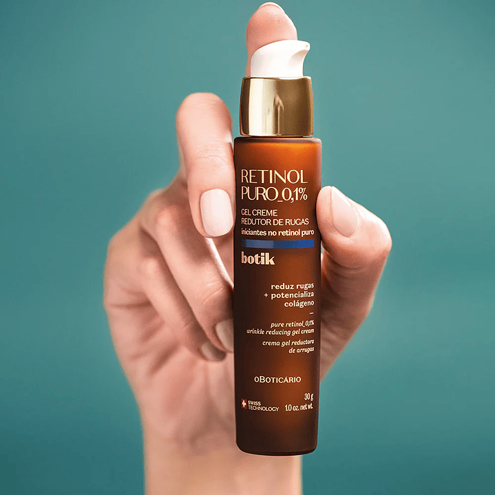 Gel creme Redutor de Rugas Retinol Puro 0,1%, Botik, 30g 2