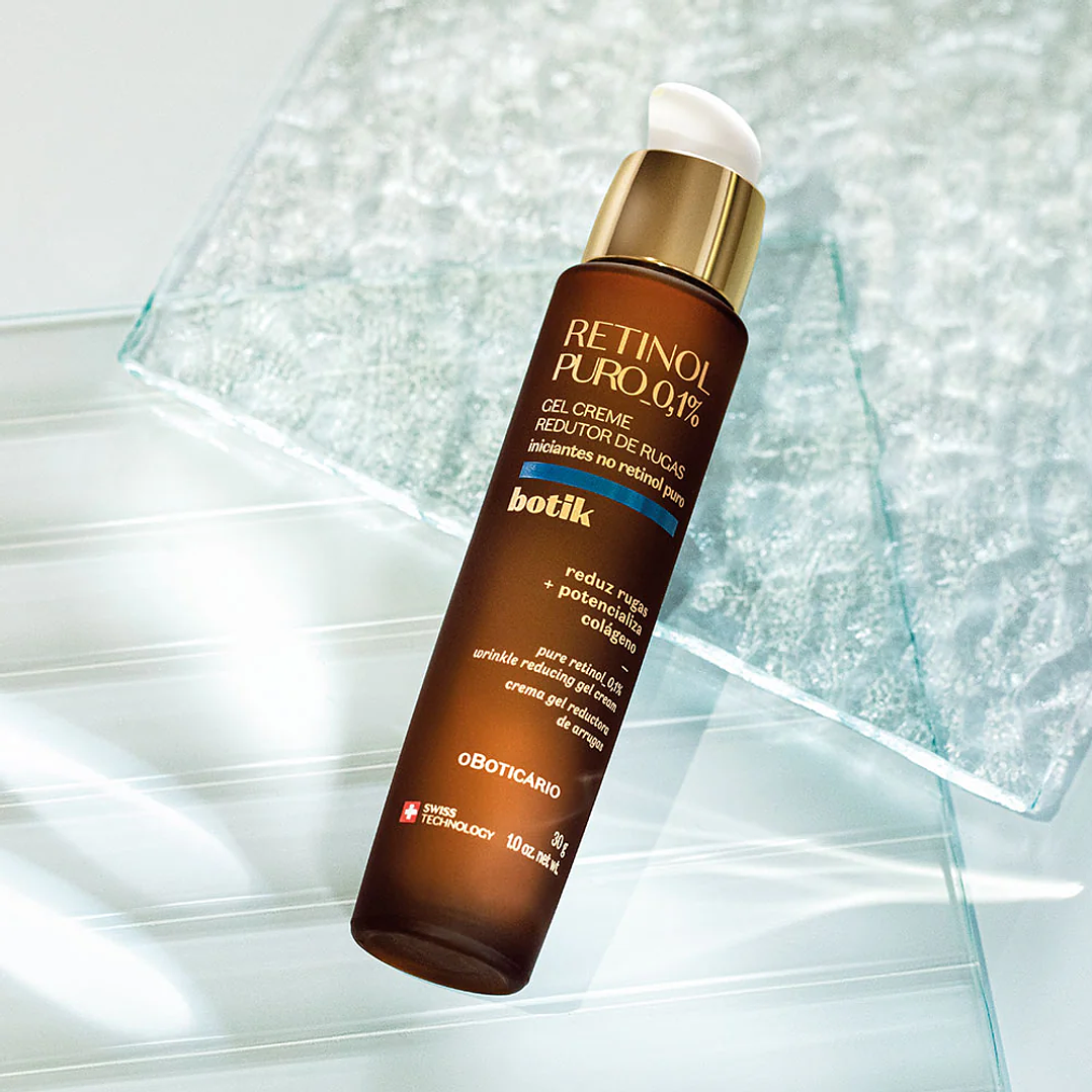 Gel creme Redutor de Rugas Retinol Puro 0,1%, Botik, 30g 3