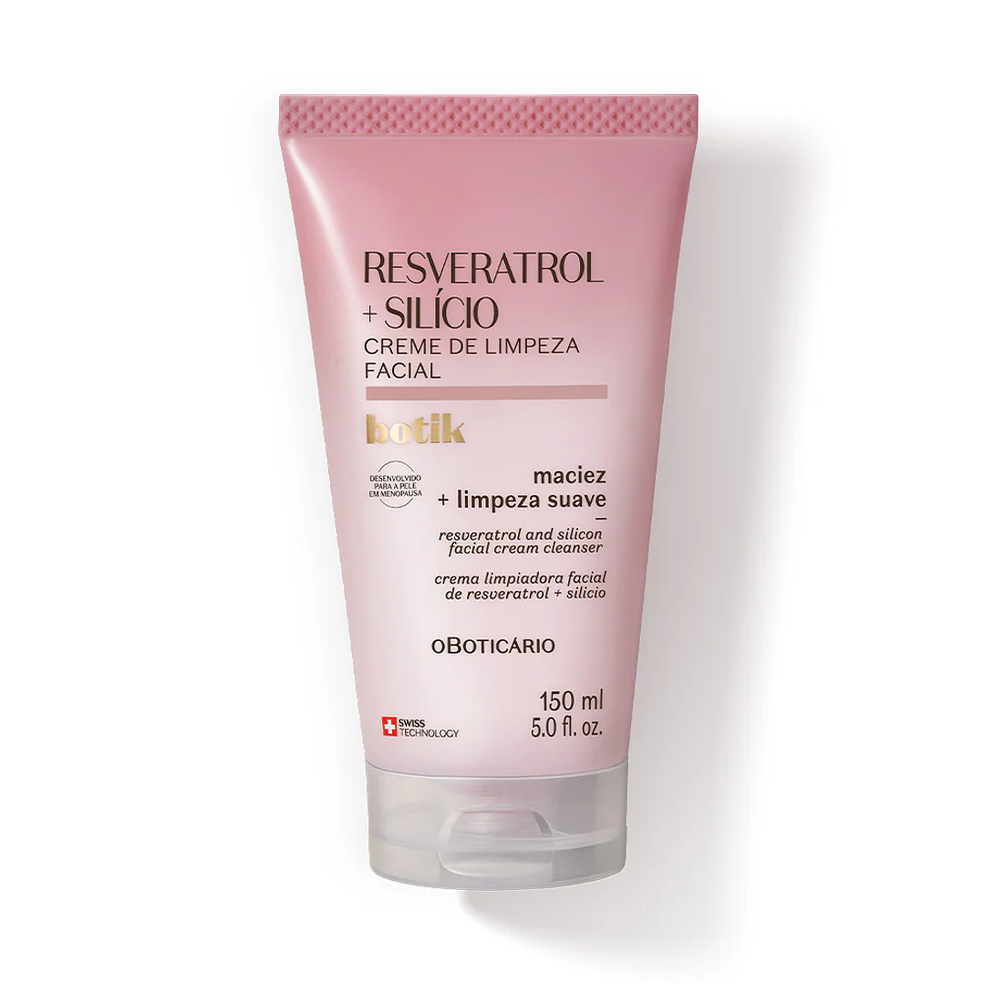 Creme de Limpeza Facial Botik Resveratrol E Silício, 150ml 1