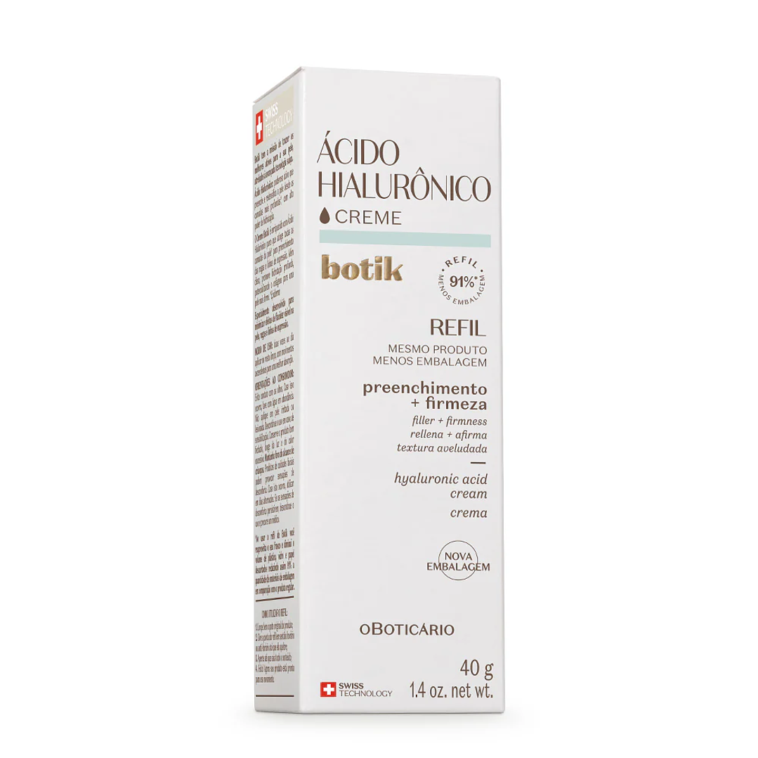 Creme Facial com Ácido Hialurónico Botik, 40g 2
