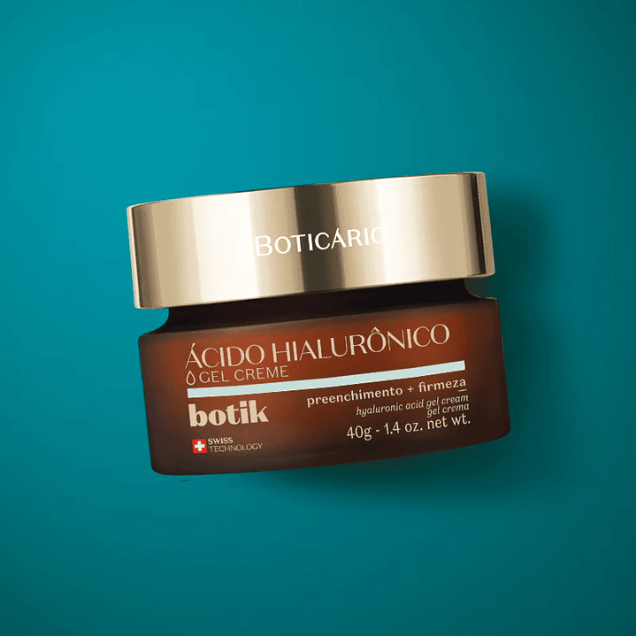 Gel Creme Facial Ácido Hialurónico Botik, 40g 2