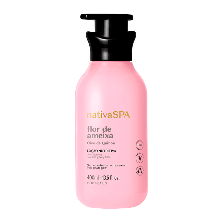 Loção Hidratante Nativa Spa Flor de Ameixa, 400ml 1