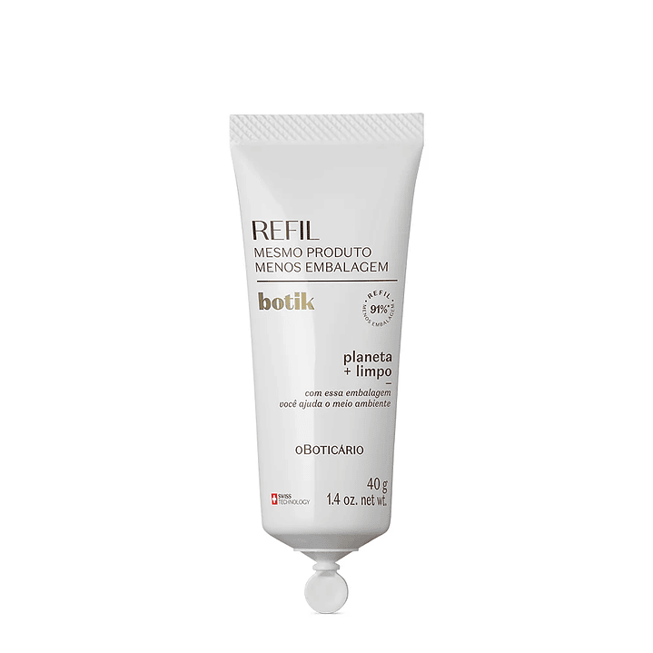 Refil Máscara Facial Reset Noturno Ácido Glicólico Botik, 40g 1