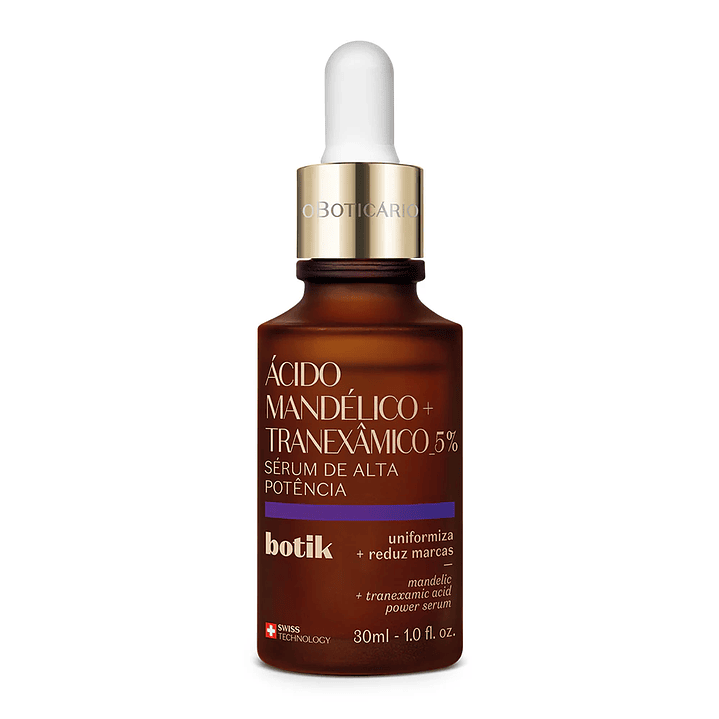 Sérum de Alta Potência Ácido Mandélico + Tranexâmico 5% Botik 30ml 1