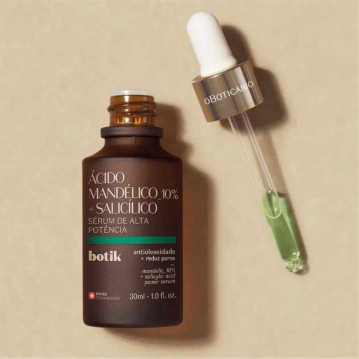 Sérum de Alta Potência Botik Ácido Mandélico e Salicílico, 30ml 2