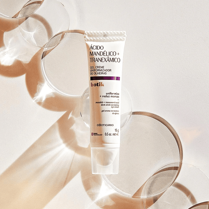 Gel Creme Uniformizador de Olheiras Ácido Mandélico + Tranexâmico Botik 15g 2