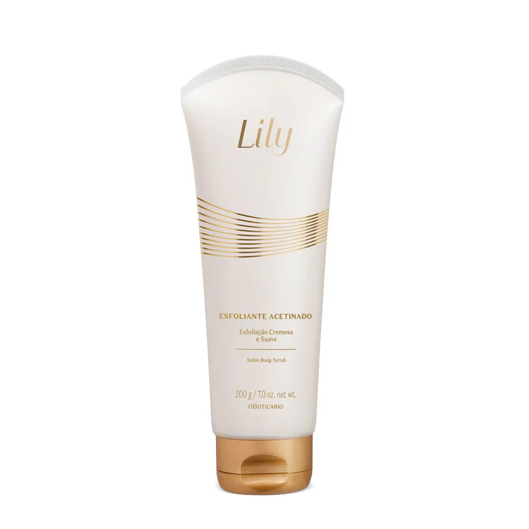 Esfoliante Hidratante Acetinado Lily, 200g 1
