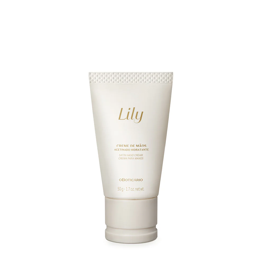 Creme de Mãos Acetinado Hidratante Lily, 50g 1