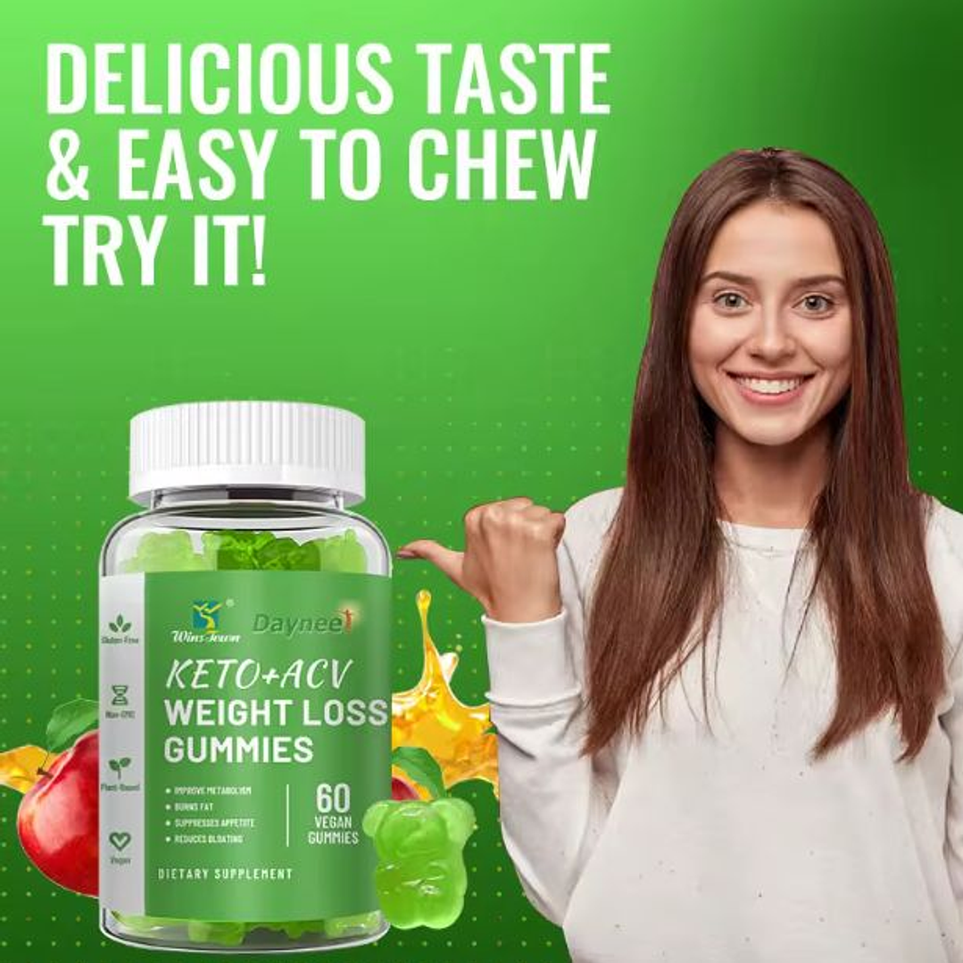 GOMAS DE EMAGRECIMENTO KETO + ACV 60UN 3