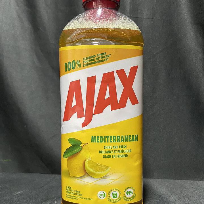 Ajax Mediterranean Lemon Universal Floor Cleaning Liquid 1l 3