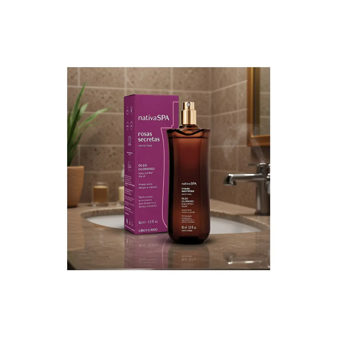 Óleo Multifuncional Glorioso Nativa SPA Rosas Secretas, 85ml 1