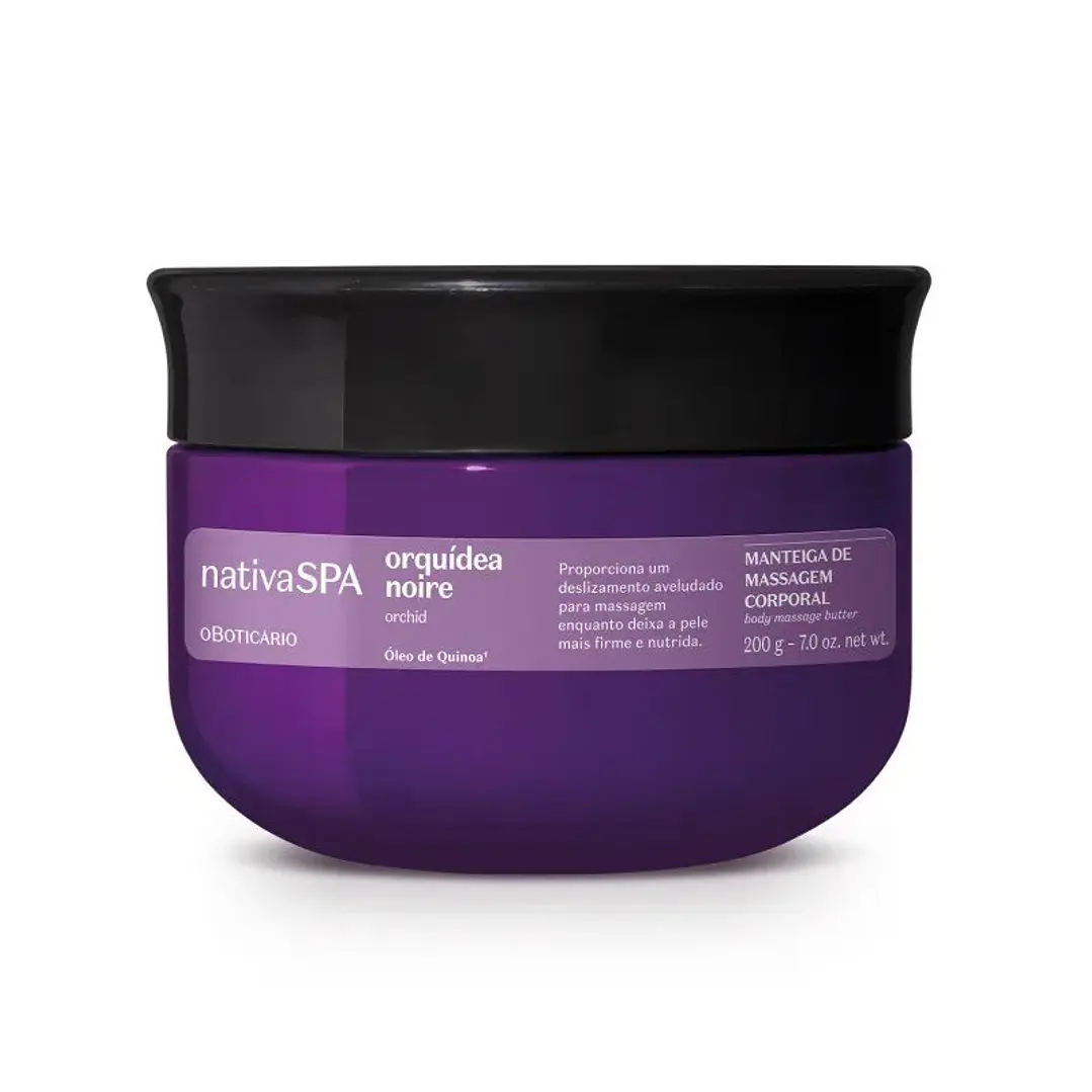 Creme de Massagem Corporal Nativa SPA Orquídea Noire 200g 1