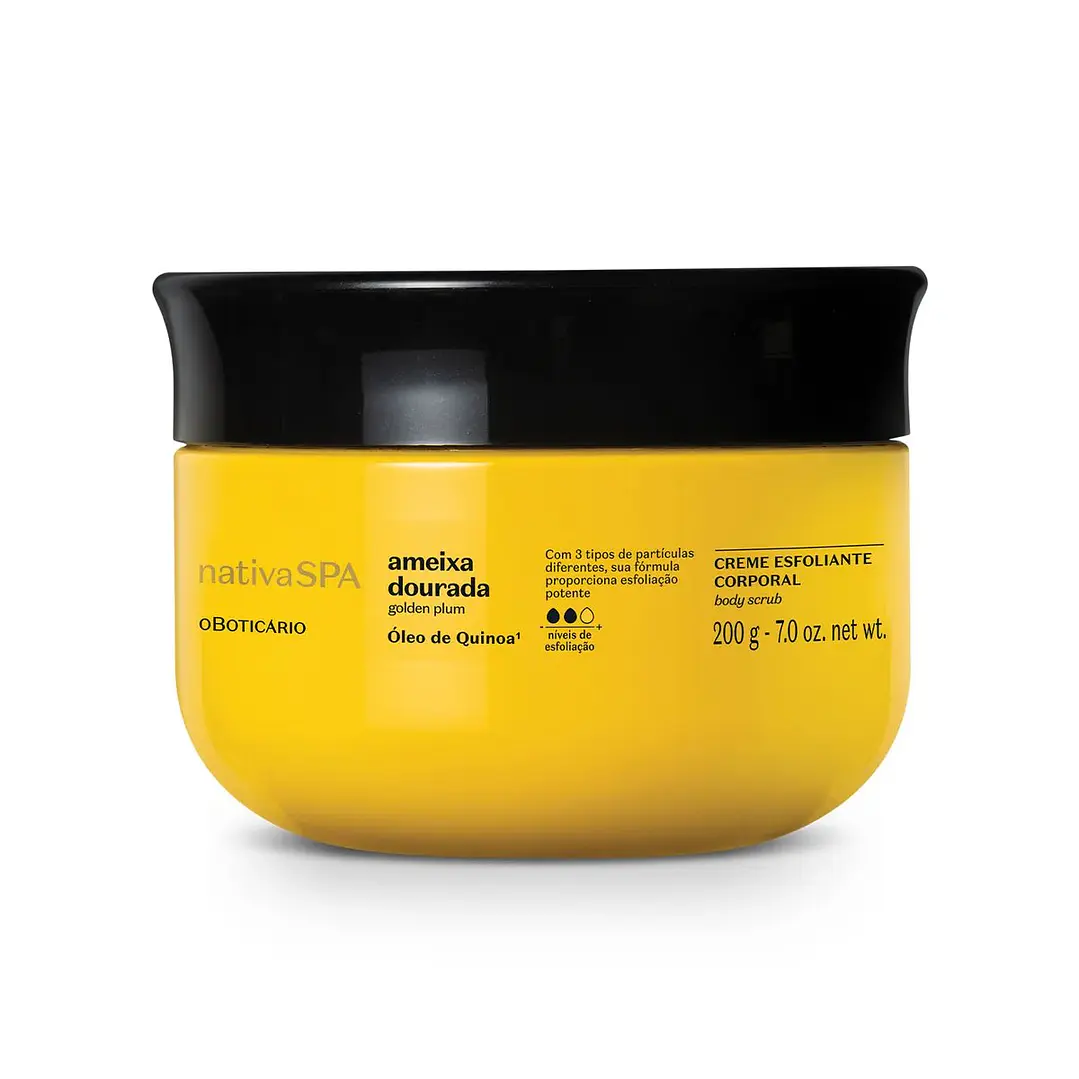 Creme esfoliante corporal SPA Ameixa dourada 200g 1