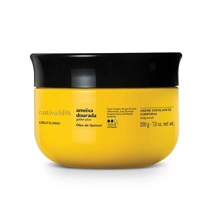 Creme esfoliante corporal SPA Ameixa dourada 200g 1