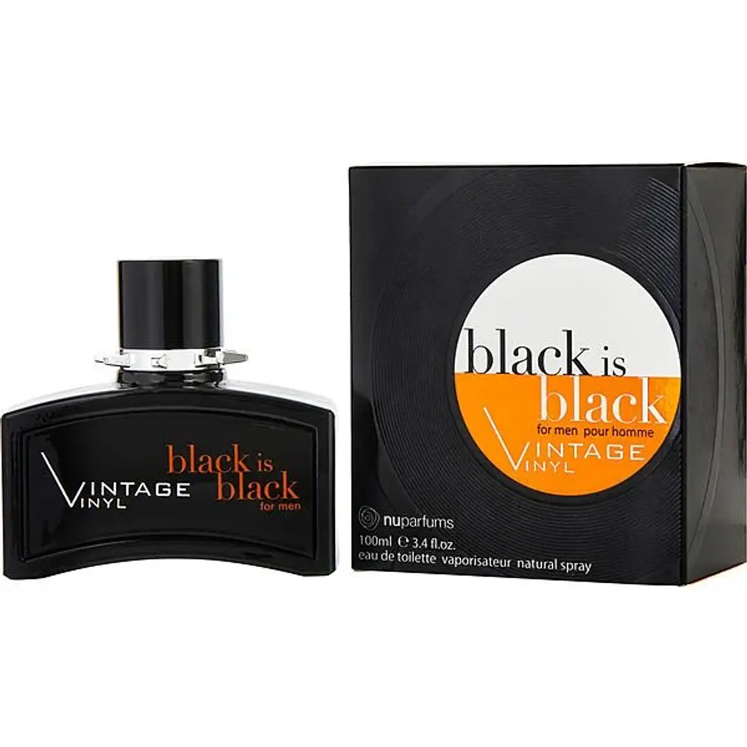 Black is Black for men Vintage vinyl 100ml 1