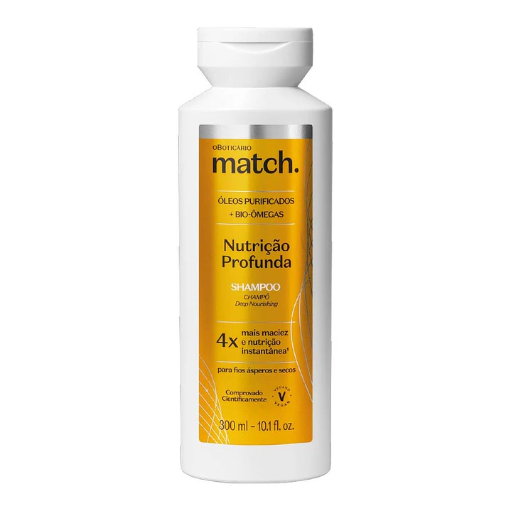 Match Shampoo Nutrição profunda 300ml 1