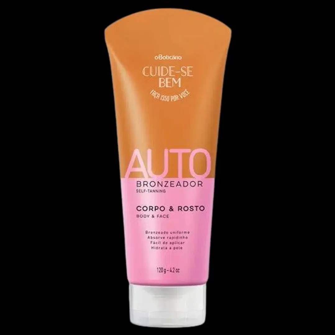 Cuide-se bem Auto Bronzeador Corpo & Rosto 120g 1