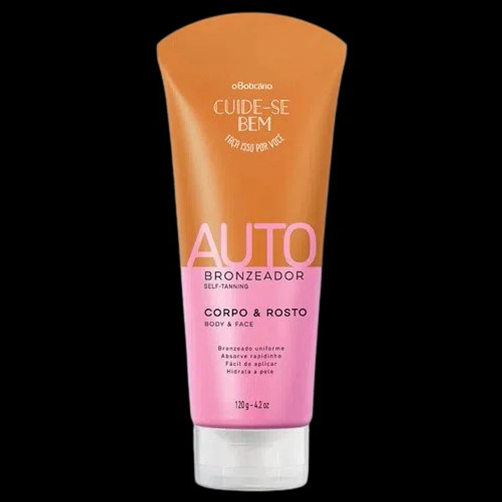 Cuide-se bem Auto Bronzeador Corpo & Rosto 120g 1