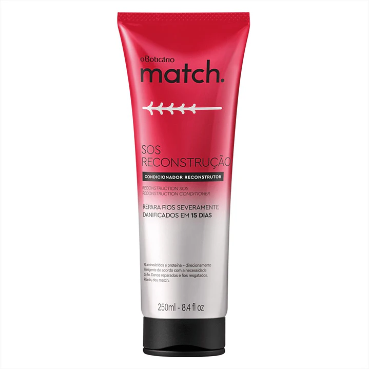 Match Condicionador SOS reconstrução 250ml 1