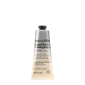 Creme de Mãos Nativa SPA Baunilha de Madagascar, 75g