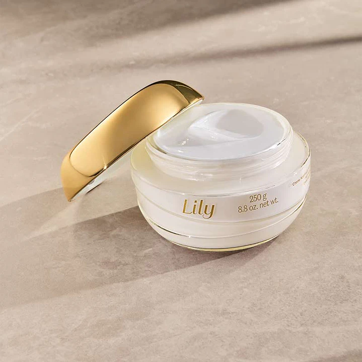 Creme Hidratante Acetinado Lily, 250g 3