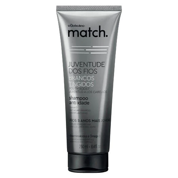 Match Shampoo anti idade Brancos tingidos 250ml 1