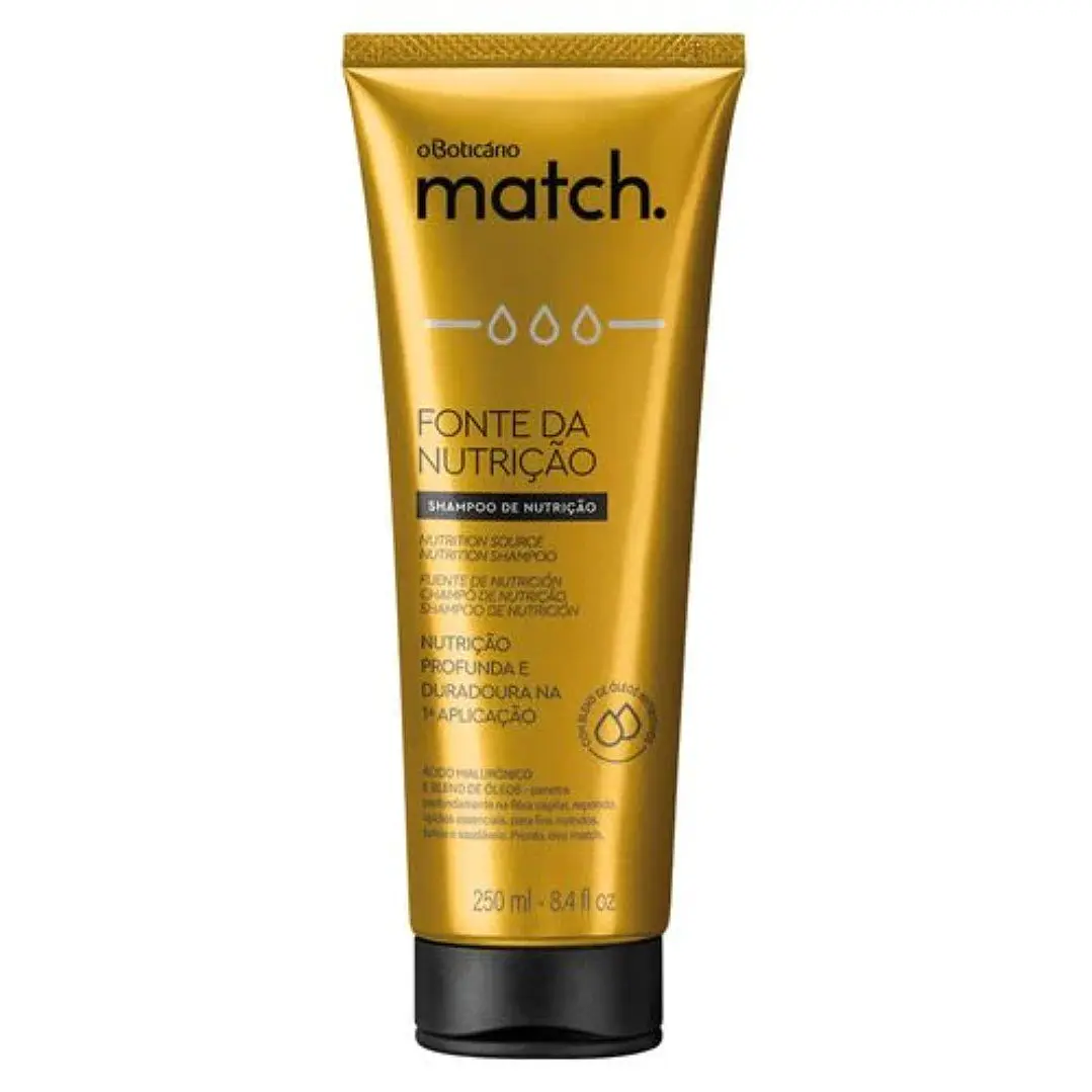 Match shampoo de nutrição 250ml 1