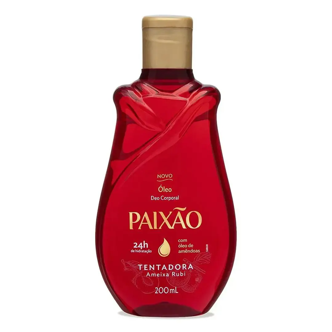 Óleo Deo Corporal Paixão Tentadora Ameixa Rubi 200ml 1